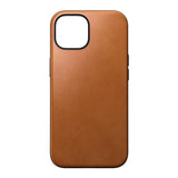 iPhone 15 Nomad Modern Leather Case - MagSafe Kompatibel - Tan