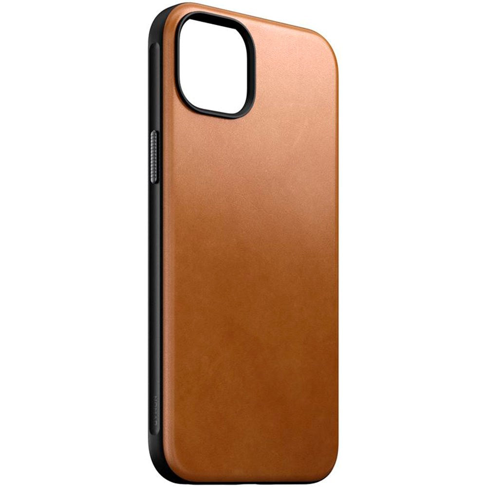 iPhone 15 Plus Nomad Modern Leather Case - MagSafe Kompatibel - Tan