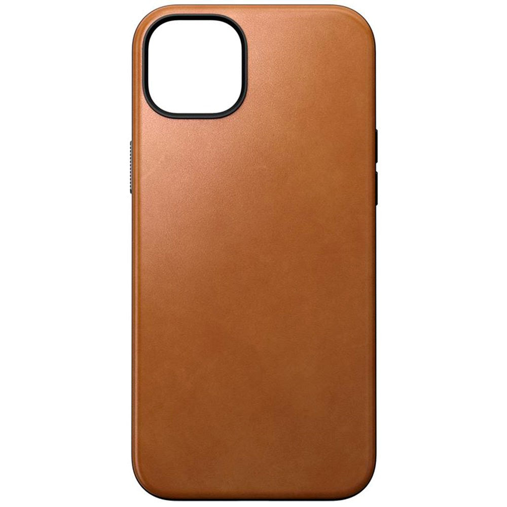 iPhone 15 Plus Nomad Modern Leather Case - MagSafe Kompatibel - Tan