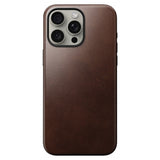 iPhone 15 Pro Max Modern Nomad Horween Leather Case - MagSafe Kompatibel - Brun