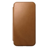 iPhone 15 Pro Nomad Modern Leather Folio Case - MagSafe Kompatibel - Tan