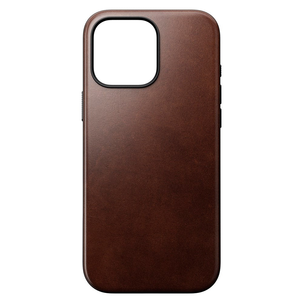 iPhone 16 Pro Max Modern Nomad Horween Leather Case - MagSafe Kompatibel - Brun