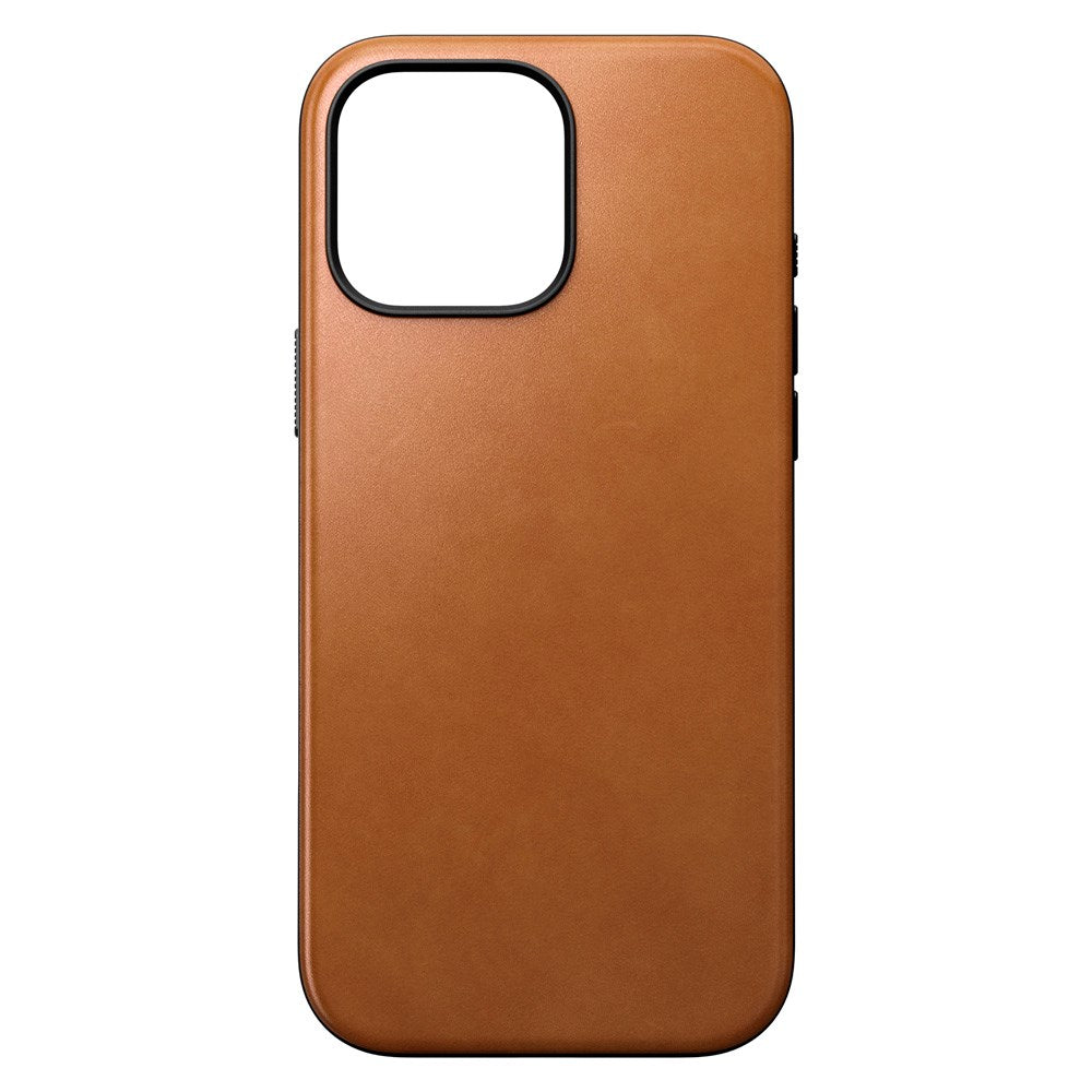 iPhone 16 Pro Max Nomad Modern Leather Case - MagSafe Kompatibel - Tan