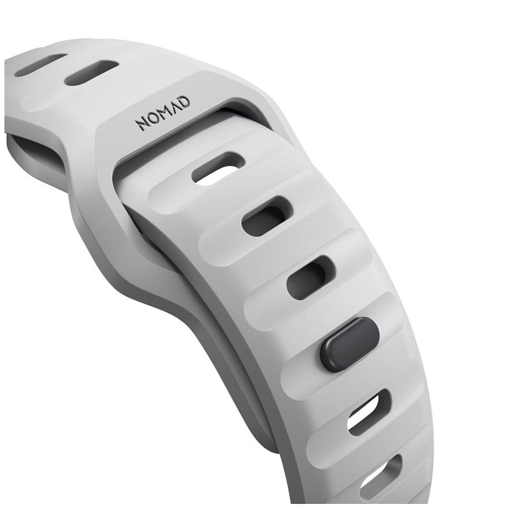 Apple Watch (42/44/SE/45/46/49mm) Nomad Sport Band Smartwatch Rem - Lunar Gray