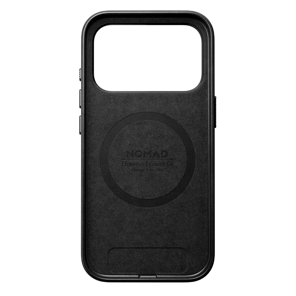 iPhone 17 Pro - Nomad Traditional Horween Leather Cover - MagSafe Kompatibel - Black