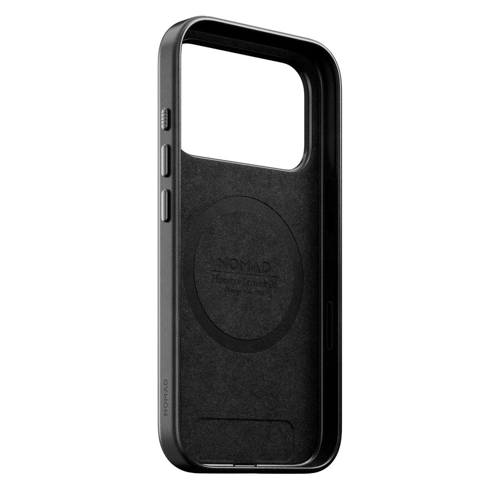 iPhone 17 Pro - Nomad Traditional Horween Leather Cover - MagSafe Kompatibel - Black