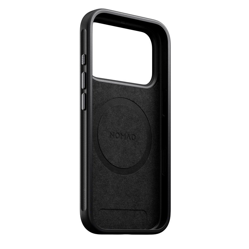 iPhone 17 Pro - Nomad Modern Leather Cover - MagSafe Kompatibel - Black