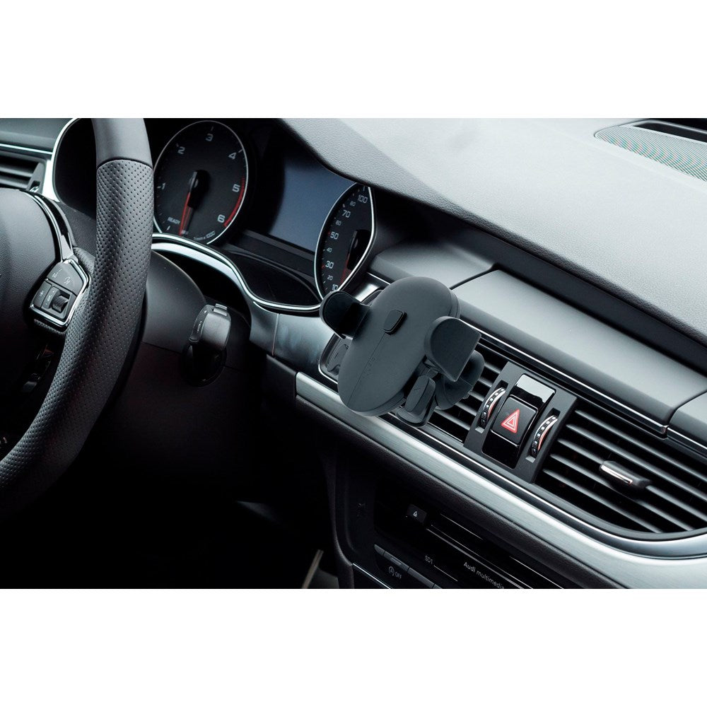 Fixed Click Mobilholder til Bil - Max Mobil: 65 - 90mm - Sort