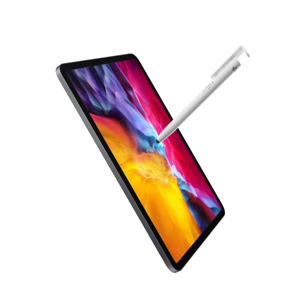 Fixed Klassisk Stylus Pen m. Stativ - Hvid