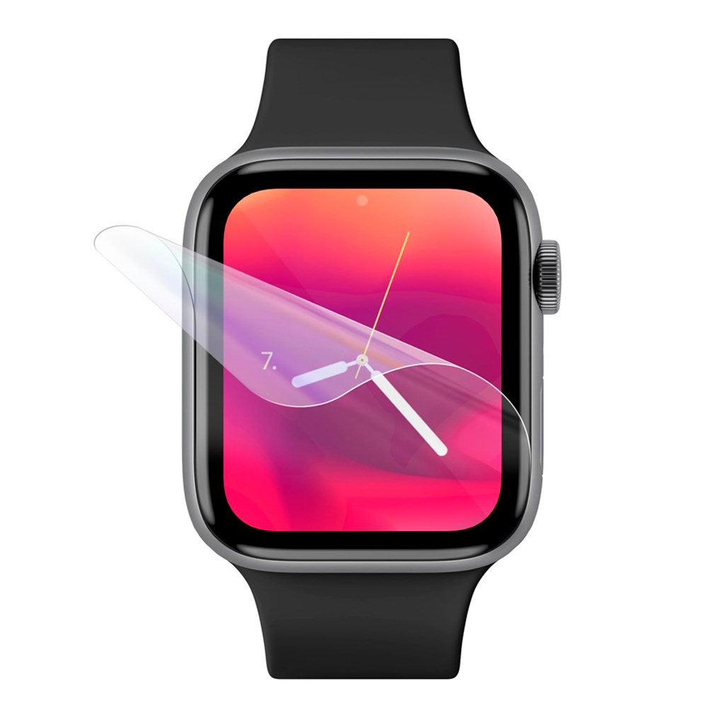 Apple Watch 9 / 8 / 7 (41mm) Fixed Invisible Skærmbeskyttelsesfilm - 2 stk. - Gennemsigtig