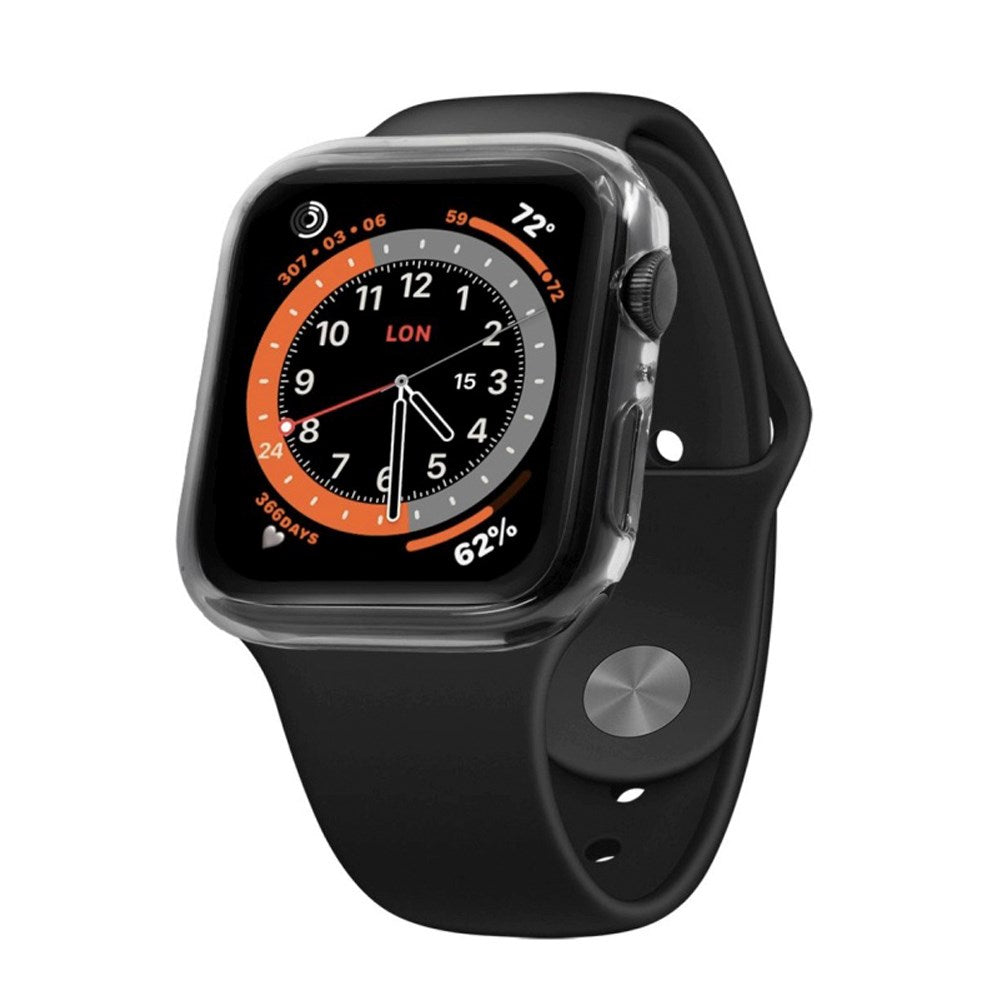 Apple Watch 9 / 8 / 7 (41mm) Fixed Cover m. Skærmbeskyttelse - Gennemsigtig