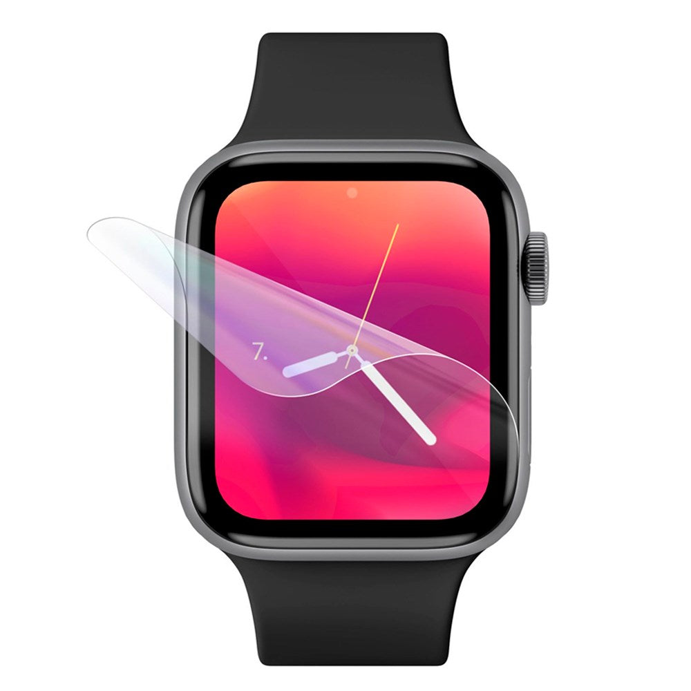 Apple Watch 9 / 8 / 7 (45mm) Fixed Invisible Skærmbeskyttelsesfilm - 2 stk. - Gennemsigtig