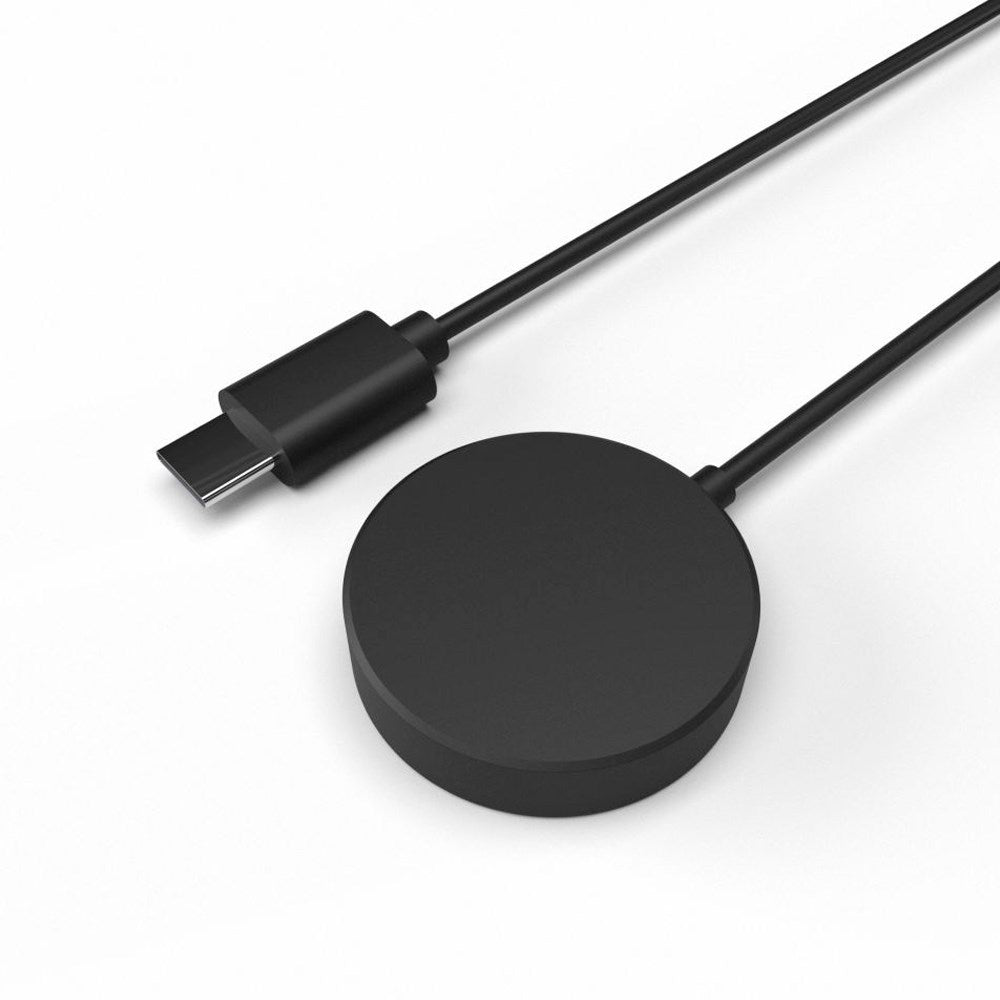 Fixed Oplader Kabel til Samsung Galaxy Watch m. USB-C - Sort