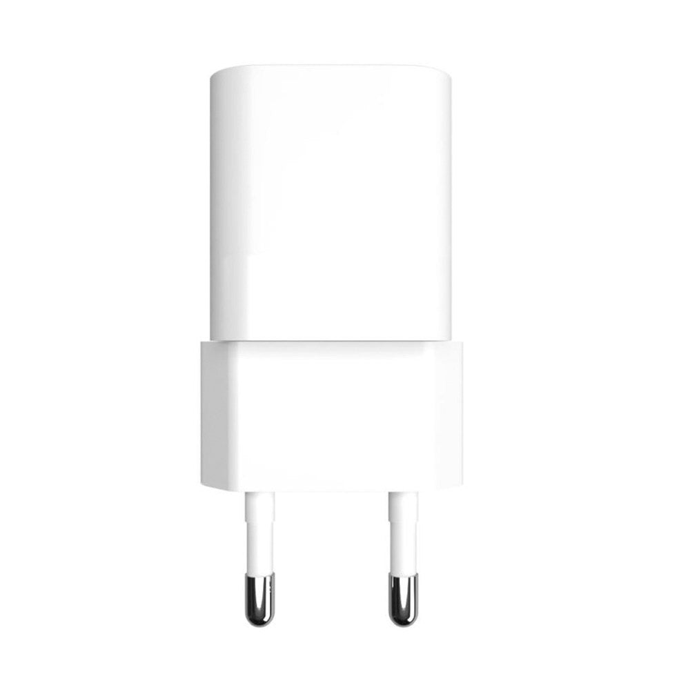Fixed 25W USB-C PD Hurtig Vægoplader - Hvid