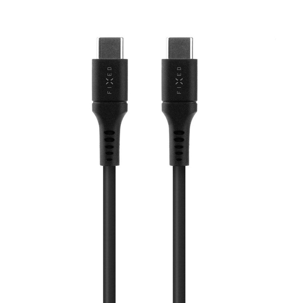 Fixed USB-C til USB-C Kabel 60W - 0.5m - Sort