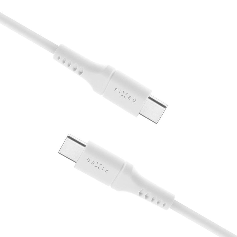 Fixed USB-C til USB-C Kabel 60W - 0.5m - Hvid