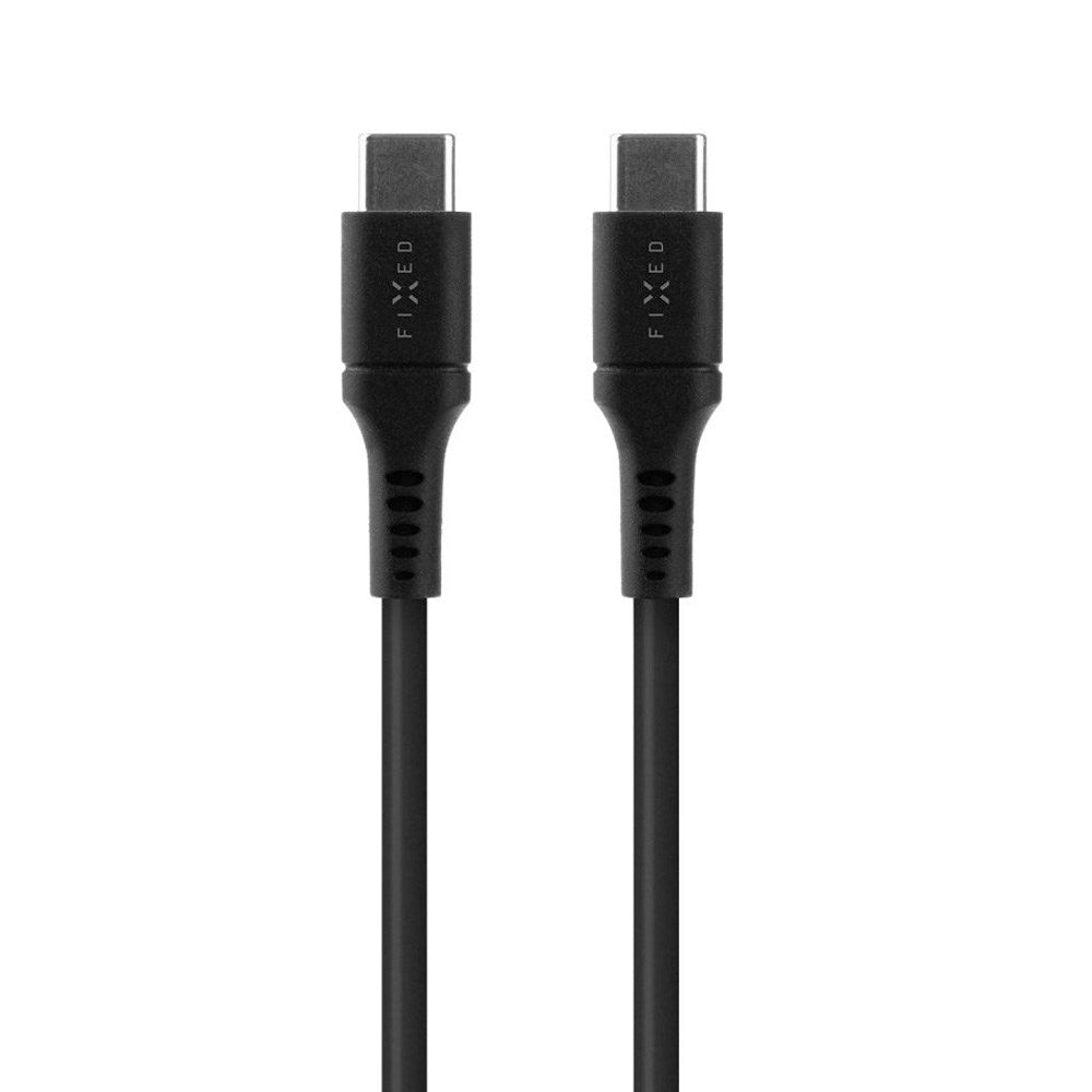 Fixed USB-C til USB-C Kabel 60W - 1.2m - Sort