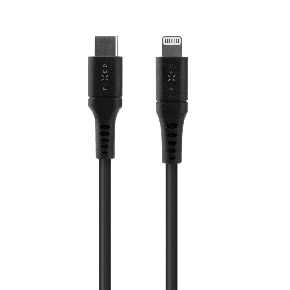 Fixed USB-C til Lightning Kabel 60W - 0.5m - Sort