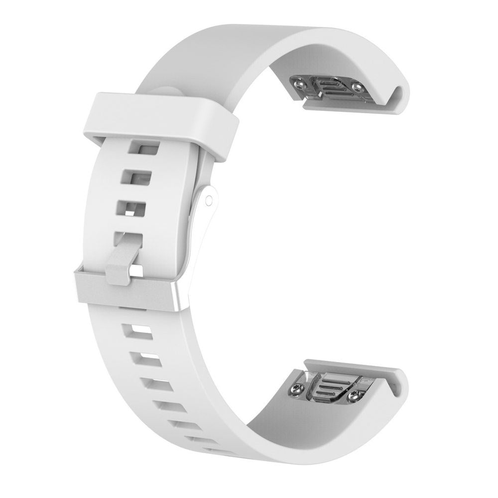 Fixed Universal QuickFit Garmin 20mm Silikone Rem - Hvid