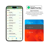 Fixed Tag Card – GPS Tracker – Apple Find My Kompatibel - Blå