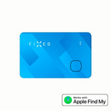 Fixed Tag Card – GPS Tracker – Apple Find My Kompatibel - Blå