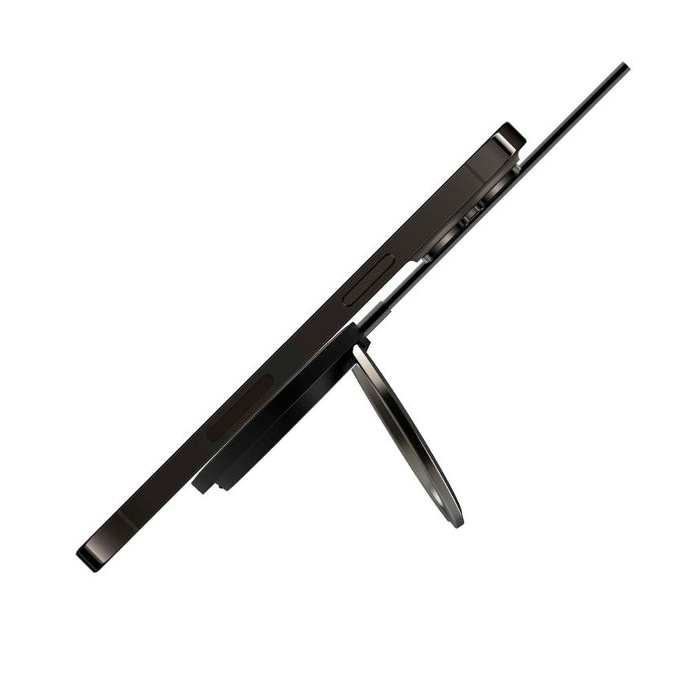 Fixed MagPad 15W Magnetisk Trådløs Oplader - MagSafe Kompatibel - Sort