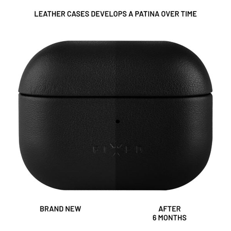 Fixed AirPods Pro (2. gen) Læder Case - Sort