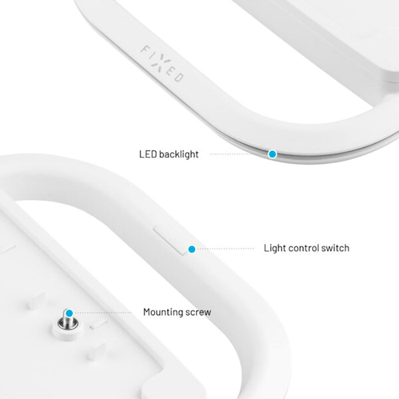 Fixed PS5 / PS5 Slim LED Stander - Hvid