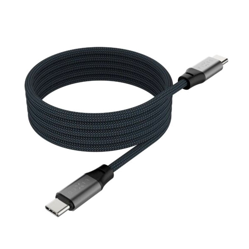 Fixed - Magnetic USB-C til USB-C Kabel - 240W - 1.2m - Sort - (DEMO)