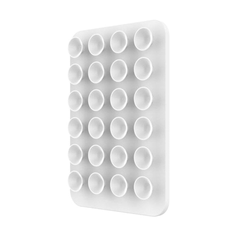 Fixed MagMate - Silikone Sugekop Mobilholder - MagSafe Kompatibel - Hvid