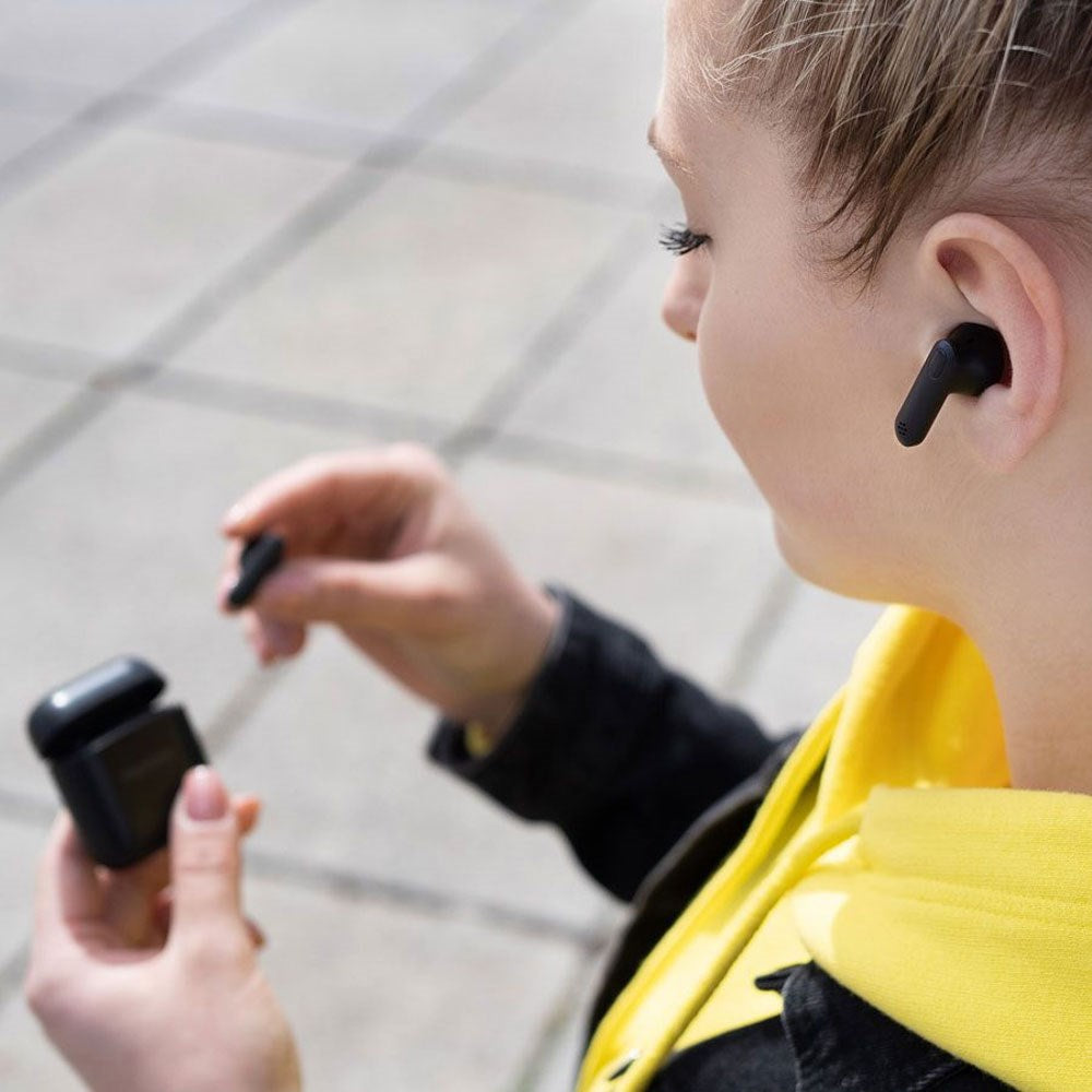 Niceboy HIVE Beans True Wireless In-Ear Høretelefoner - Sort