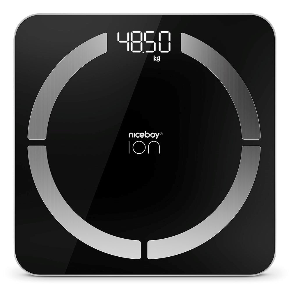 Niceboy ION Smart Scale - Bluetooth / Wifi Badevægt - Sort