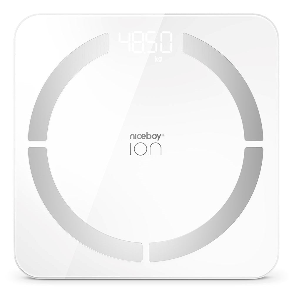 Niceboy ION Smart Scale - Bluetooth / Wifi Badevægt - Hvid
