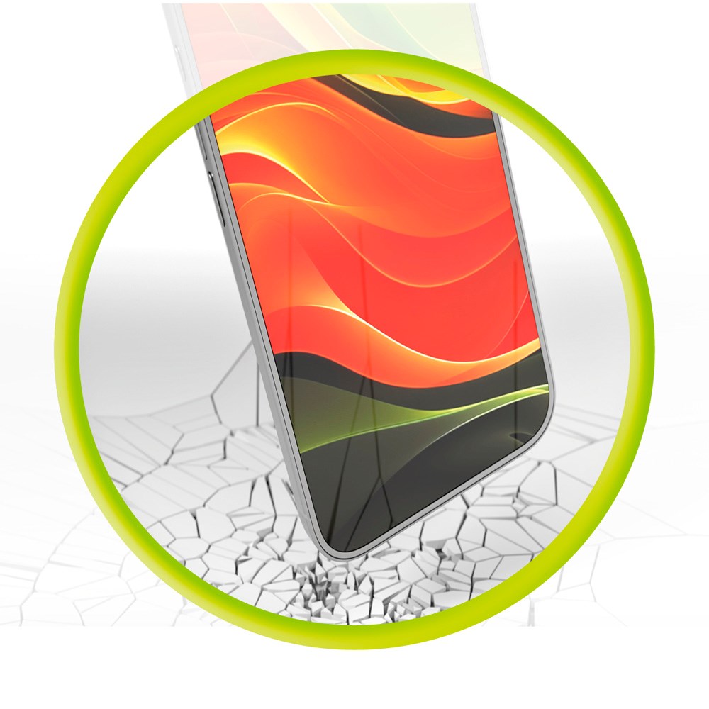 iPhone 16e / 14 / 13 / 13 Pro Mobile Origin Beskyttelsesglas - Case Friendly - 2 Pak - Gennemsigtig