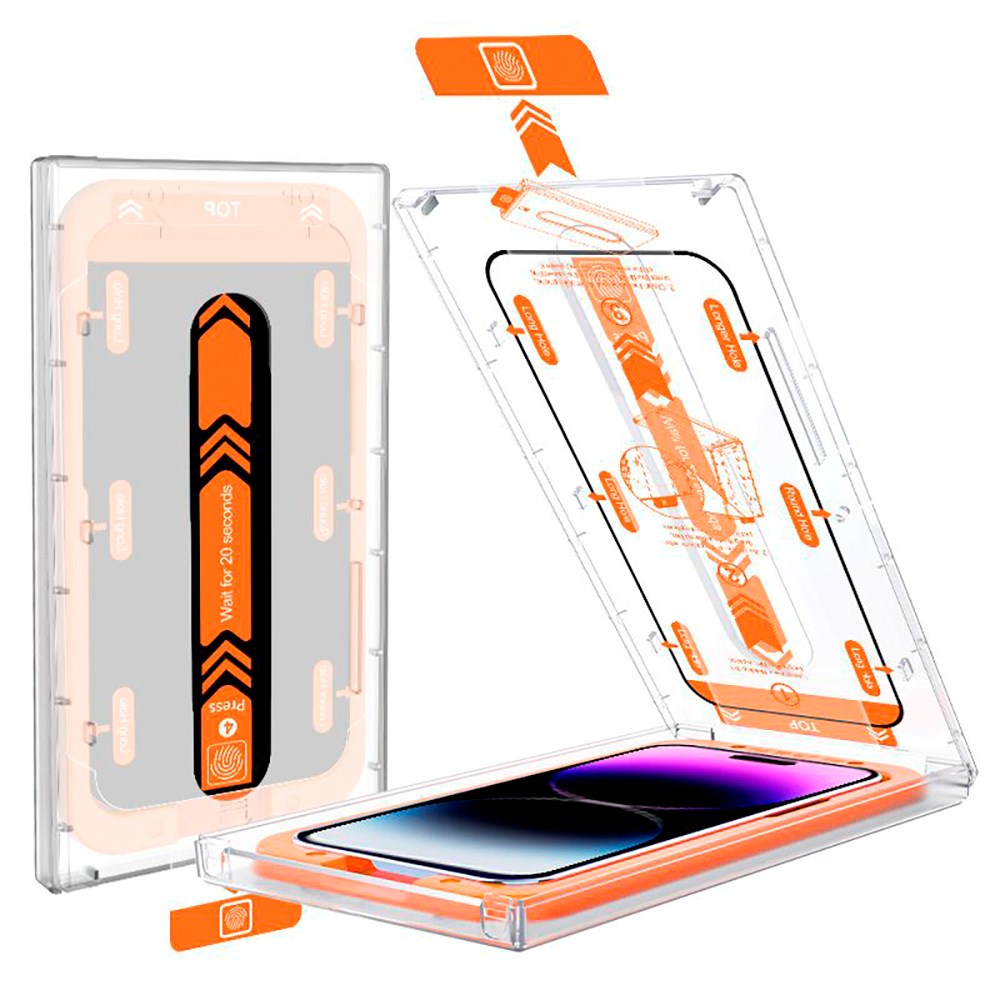 iPhone 11 Pro / X / Xs Mobile Origin Beskyttelsesglas - Case Friendly - 2 Pak - Sort Kant