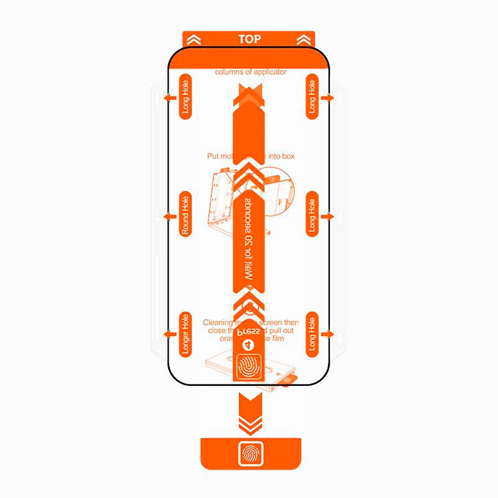 iPhone 11 / XR Mobile Origin Beskyttelsesglas - Case Friendly - 2 Pak - Sort Kant