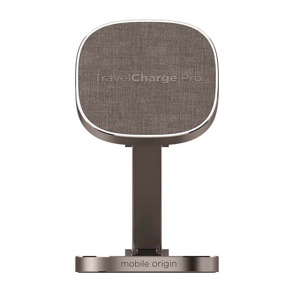 Mobile Origin TravelCharge Pro - MagSafe Kompatibel - Magnetisk Trådløs Oplader - Grå