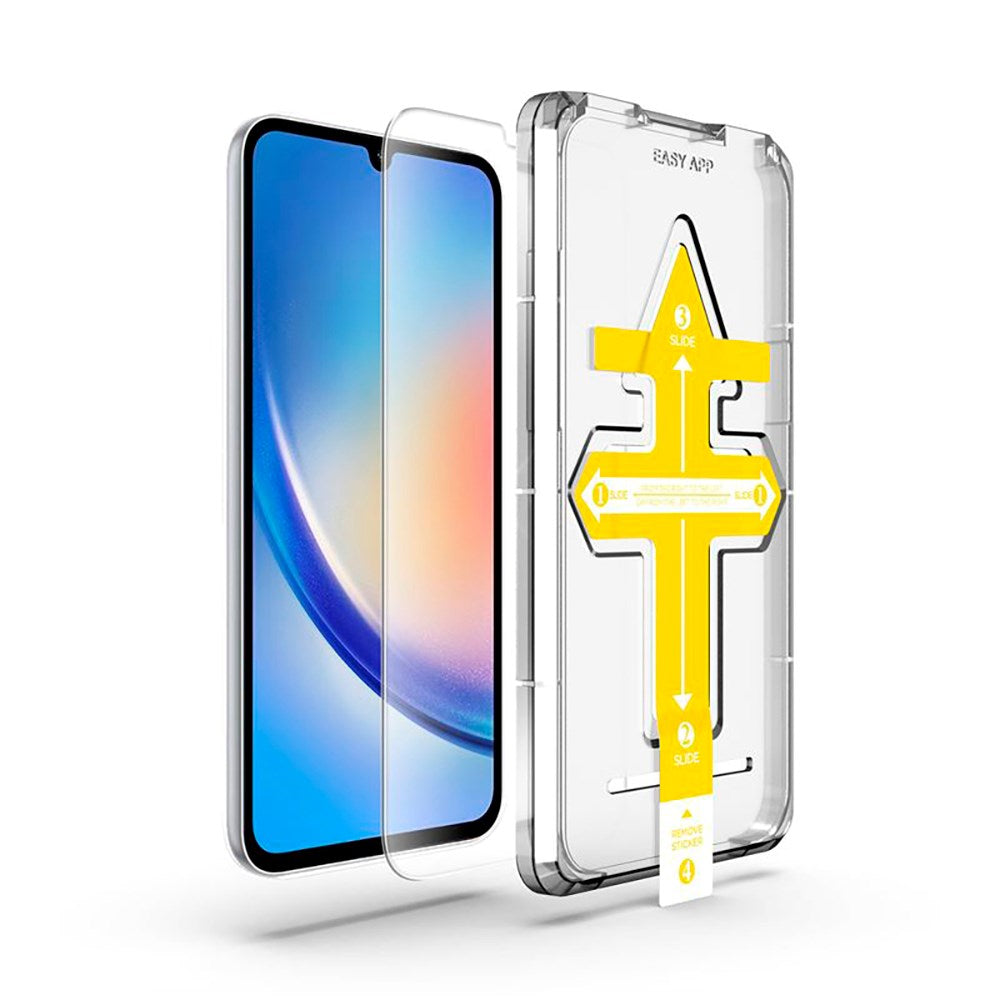 Mobile Origin Samsung Galaxy A35 (5G) Beskyttelsesglas - Case Friendly - Gennemsigtig