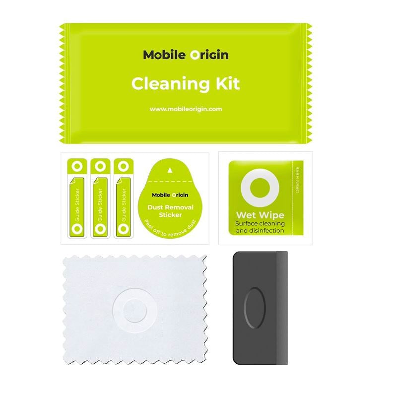 iPhone 14 Pro Max Mobile Origin EasyGlass Beskyttelsesglas - Gennemsigtig / Sort Kant