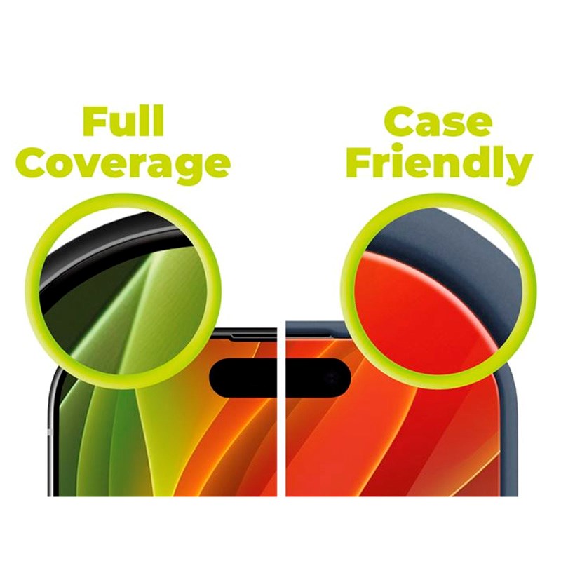 Samsung Galaxy S23 FE Mobile Origin EasyGlass Beskyttelsesglas - Gennemsigtig / Sort Kant