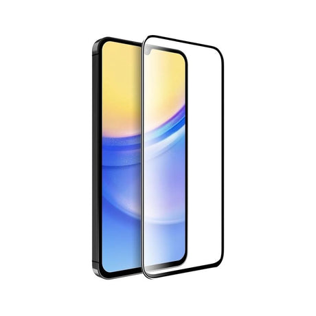 Samsung Galaxy A15 Mobile Origin EasyGlass Beskyttelsesglas - Gennemsigtig / Sort Kant