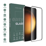 Samsung Galaxy S23 Mobile Origin EasyGlass Beskyttelsesglas - Gennemsigtig / Sort Kant