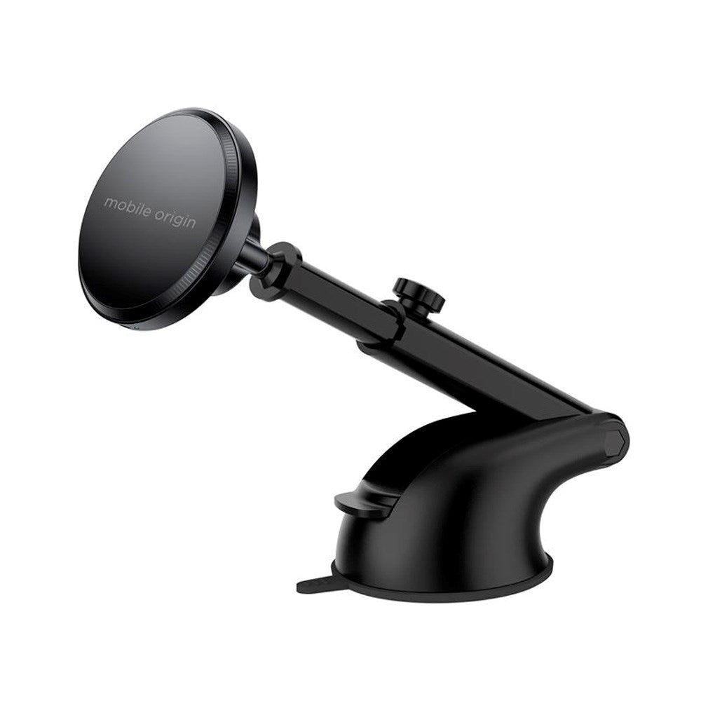 Mobile Origin - MO4 Trådløs Mobiloplader til Bil - 15W - MagSafe Kompatibel - Sort