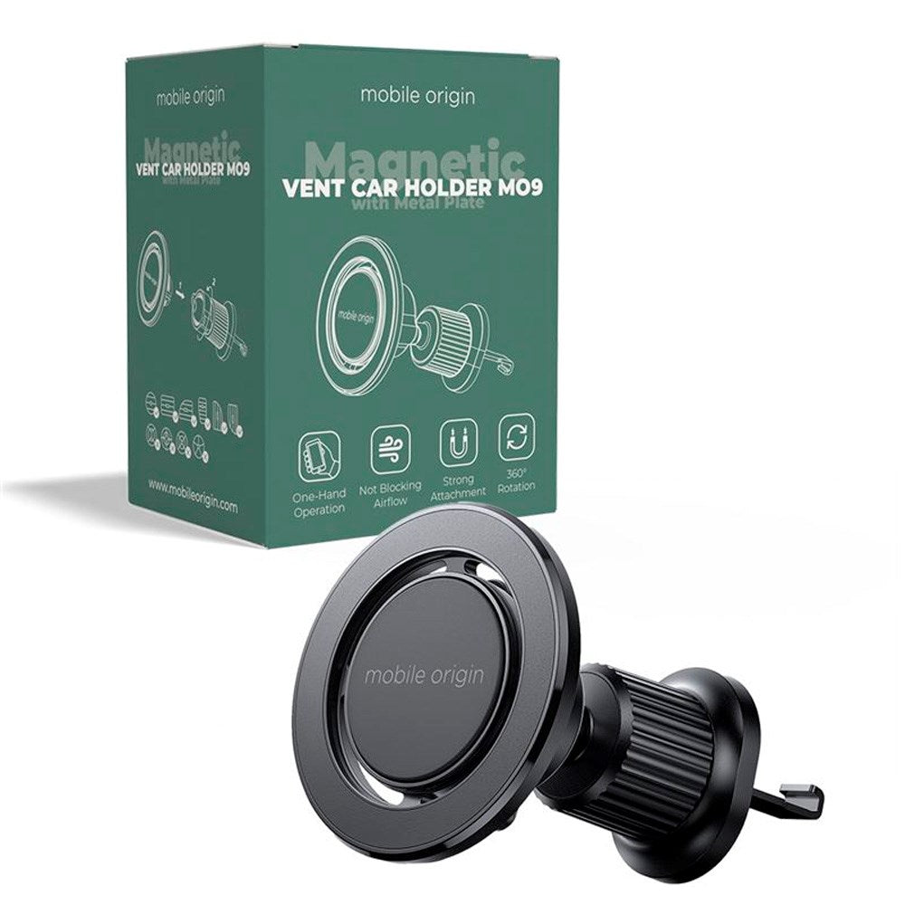Mobile Origin - MO9 Magnetisk Mobilholder til Bil - Sort