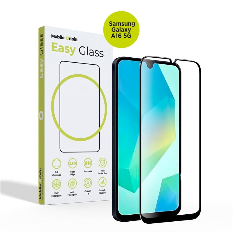 Samsung Galaxy A16 - Mobile Origin EasyGlass Skærmbeskyttelsesglas - Gennemsigtig