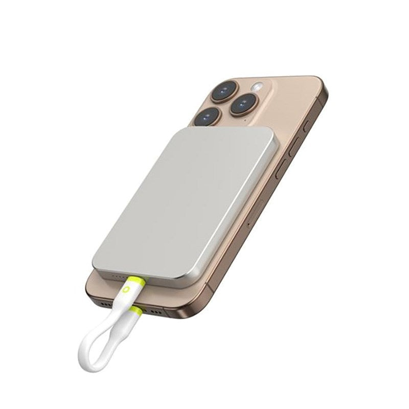 Mobile Origin 60W USB-C til USB-C Ladekabel 10 cm - Hvid