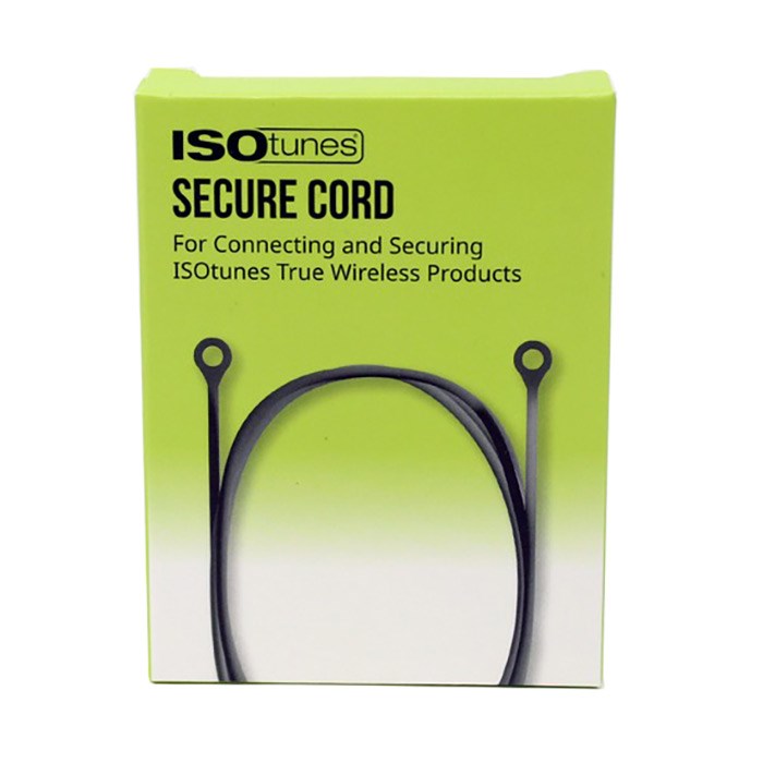 ISOtunes Secure Cord til ISOtunes True Wireless Headset - Sort