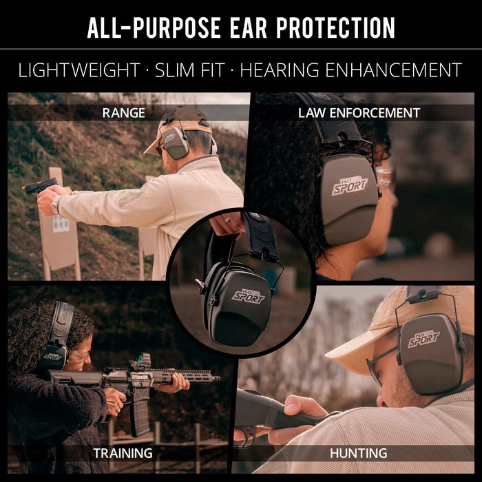 ISOtunes Sport Høreværn Slim Passiv - EN352 - Orange