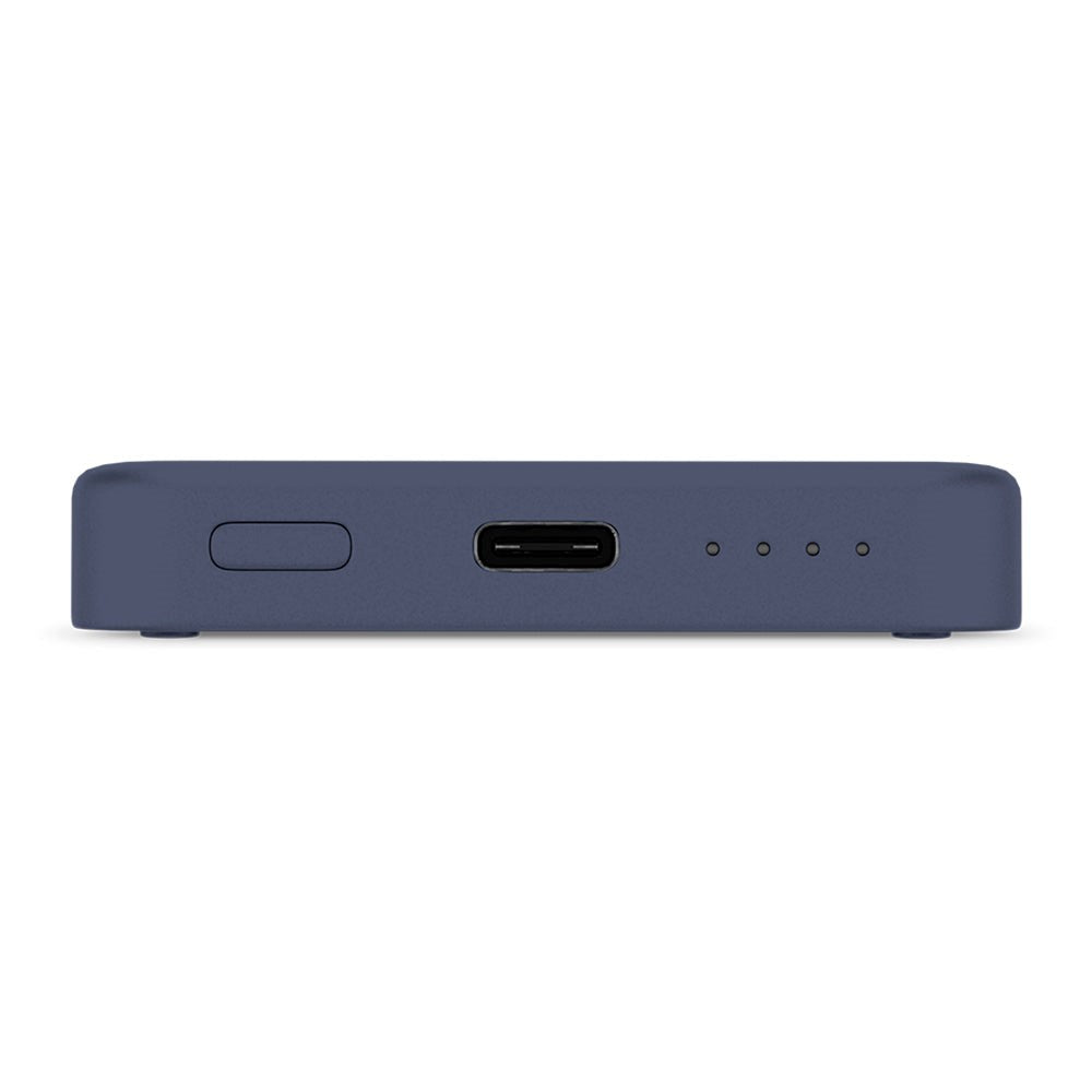 Epico 15W Trådløs Powerbank 4.200 mAh m. USB-C & Lightning Kabel - MagSafe Kompatibel - Blå