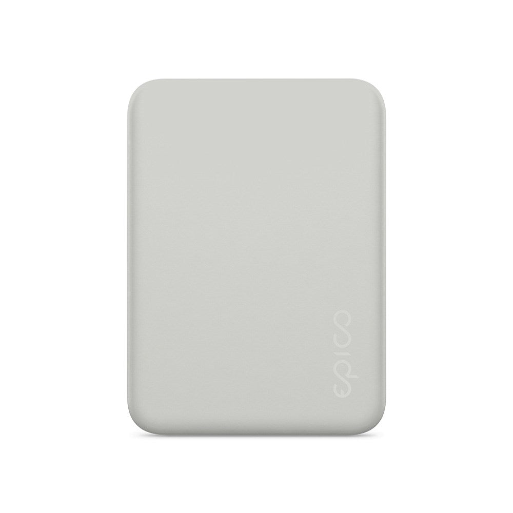 Epico 15W Trådløs Powerbank 4.200 mAh m. USB-C & Lightning Kabel - MagSafe Kompatibel - Grå